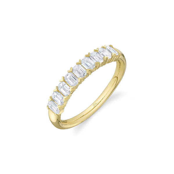 14KY 0.89CTW Emerald Cut Diamond Wedding Band by Shy Creation Kiefer Jewelers Lutz, FL