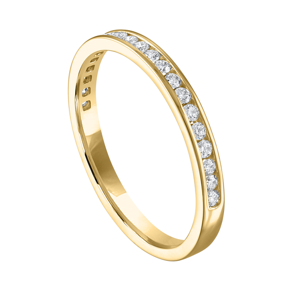 14KY 0.20CTW Diamond Channel Set Wedding Band Kiefer Jewelers Lutz, FL