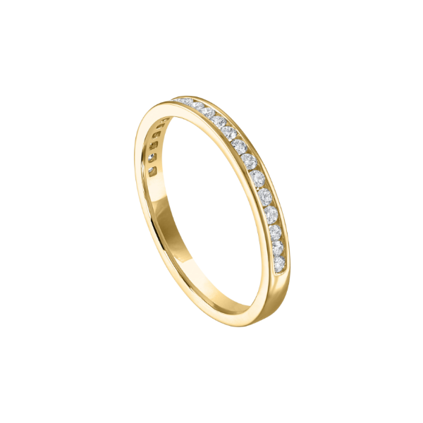 14KY 0.20CTW Diamond Channel Set Wedding Band Kiefer Jewelers Lutz, FL