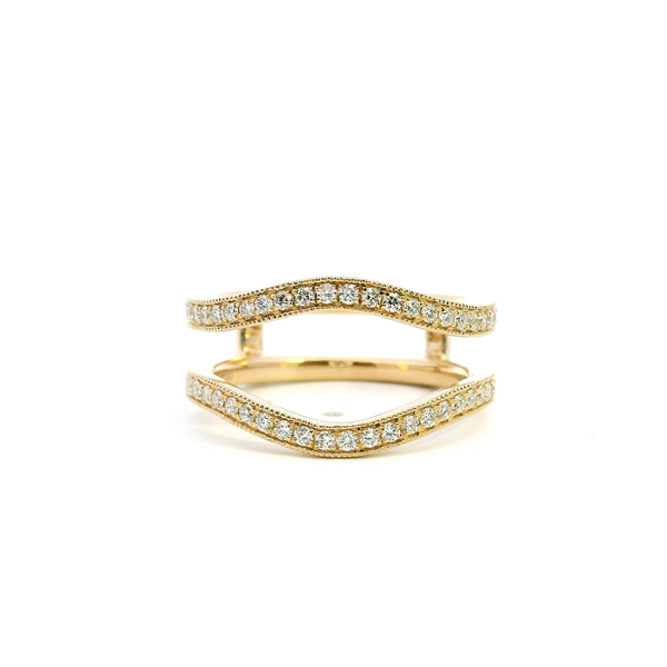 14KY 0.38CTW Diamond Milgrain Ring Enhancer Kiefer Jewelers Lutz, FL