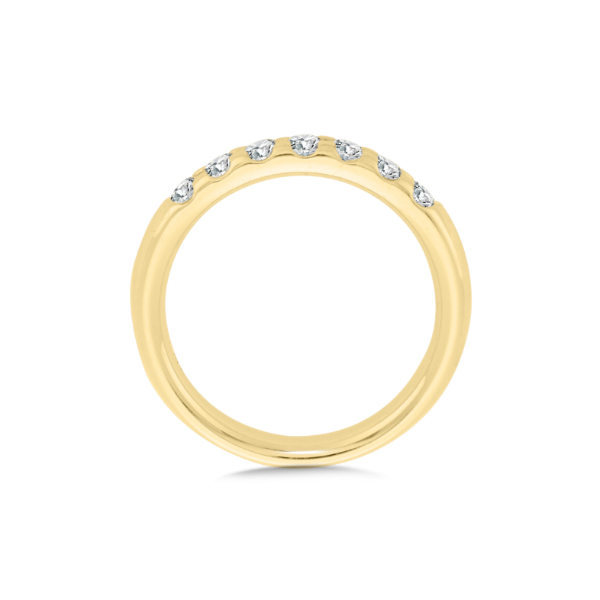 14KY 0.50CTW Diamond Wedding Band Image 3 Kiefer Jewelers Lutz, FL