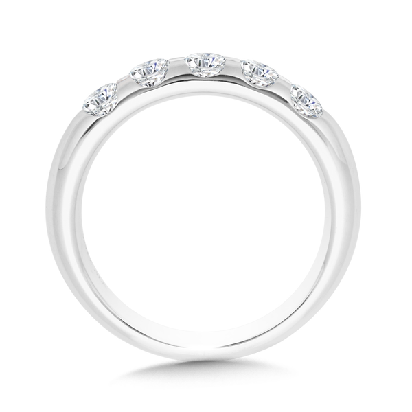 14KW 1.0CTW Diamond Wedding Band Image 3 Kiefer Jewelers Lutz, FL