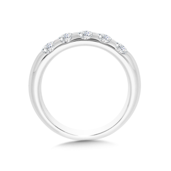 14KW 1.0CTW Diamond Wedding Band Image 3 Kiefer Jewelers Lutz, FL