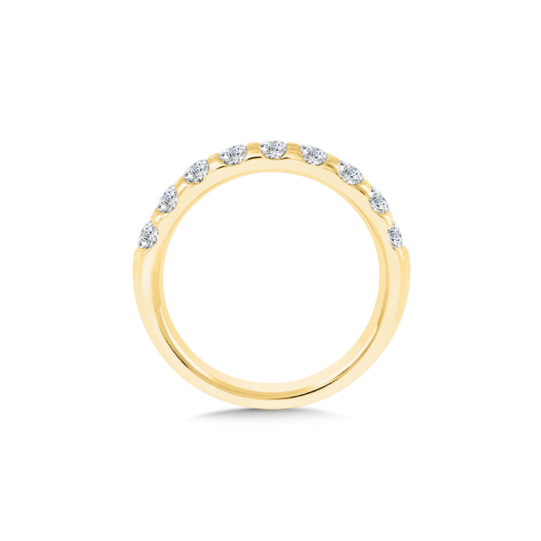 14KY 1.0CTW Diamond Wedding Band Image 3 Kiefer Jewelers Lutz, FL