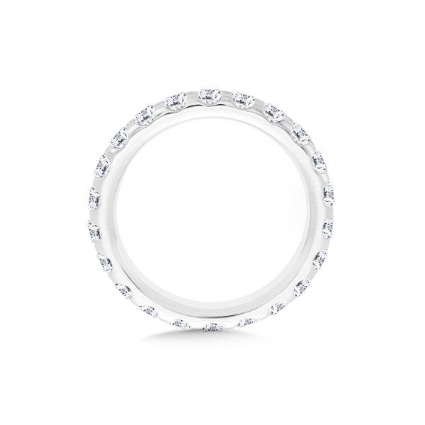 14KW 1.0CTW Diamond Eternity Wedding Band Image 2 Kiefer Jewelers Lutz, FL