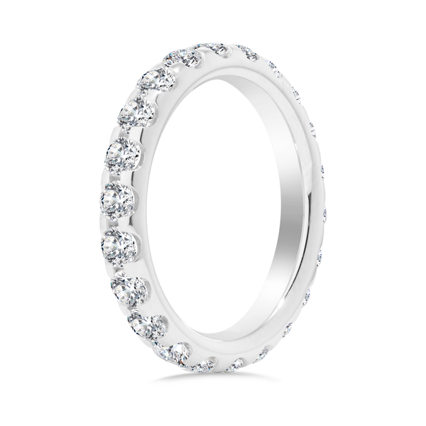 14KW 2.0CTW Diamond Eternity Wedding Band Image 2 Kiefer Jewelers Lutz, FL