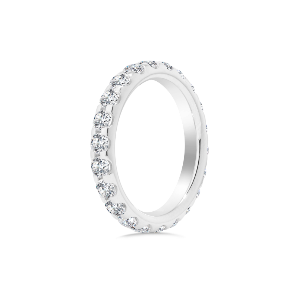 14KW 2.0CTW Diamond Eternity Wedding Band Image 2 Kiefer Jewelers Lutz, FL