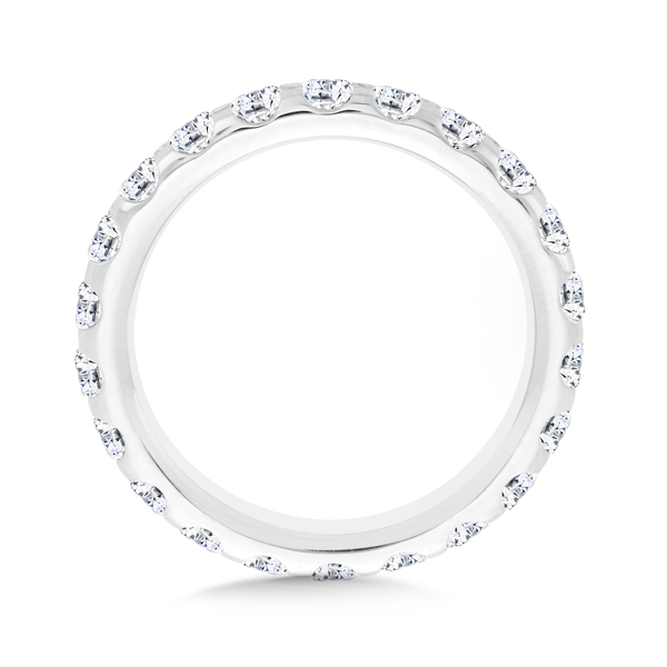 14KW 2.0CTW Diamond Eternity Wedding Band Image 3 Kiefer Jewelers Lutz, FL
