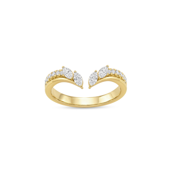 14KY 0.38CTW Marquise Diamond Open Wedding Band Kiefer Jewelers Lutz, FL