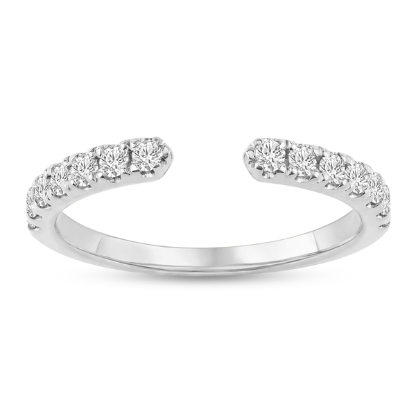 14KW 0.50CTW Diamond Prong Set Open Wedding Band Kiefer Jewelers Lutz, FL