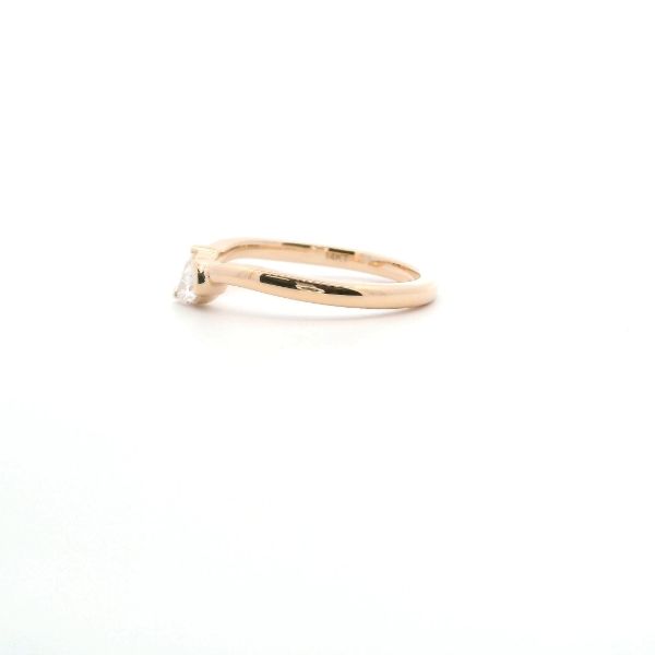 14KY .25CTW Pear Shape Diamond Open Wedding Band Image 3 Kiefer Jewelers Lutz, FL