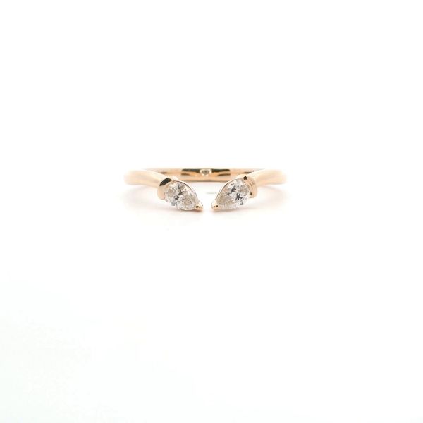14KY .25CTW Pear Shape Diamond Open Wedding Band Kiefer Jewelers Lutz, FL