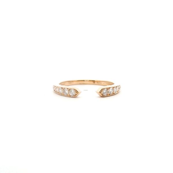 14KY .33CTW Diamond Chevron Open Wedding Band Kiefer Jewelers Lutz, FL