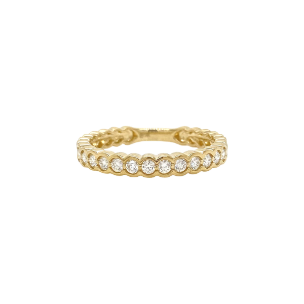 14KY 0.32CTW Diamond Bezel Set Shared Prong Band by Shy Creation Kiefer Jewelers Lutz, FL