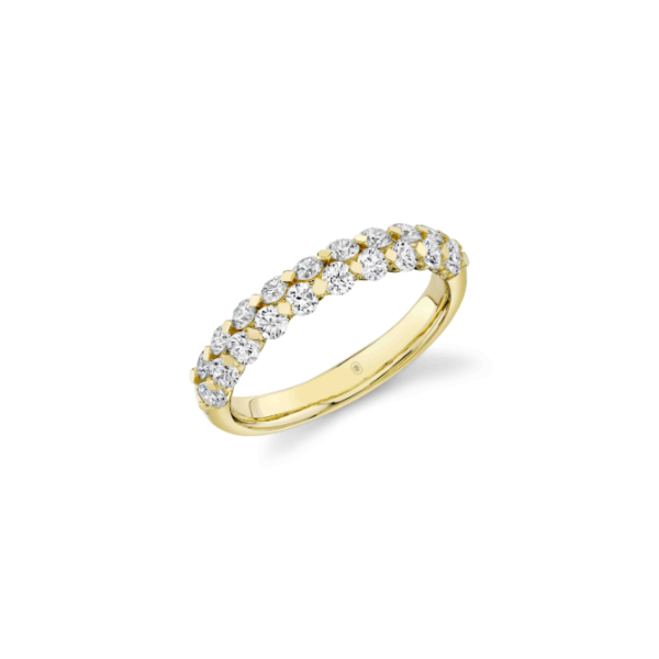 14KY 1.0CTW Diamond Double Staggered Ring by Shy Creation Kiefer Jewelers Lutz, FL