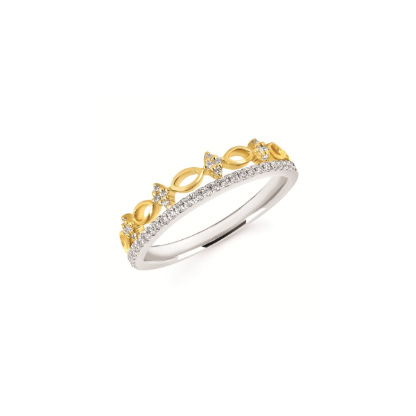 14KYW 0.16CTW Diamond Stackable Band Kiefer Jewelers Lutz, FL