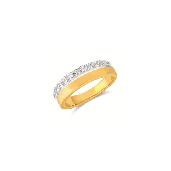 14KYW 0.38CTW Diamond Cigar Style Stackable Band Kiefer Jewelers Lutz, FL