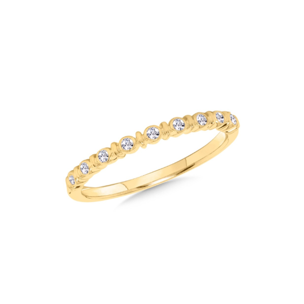 10KY 0.10CTW Diamond Bezel Set Stackable Ring Kiefer Jewelers Lutz, FL