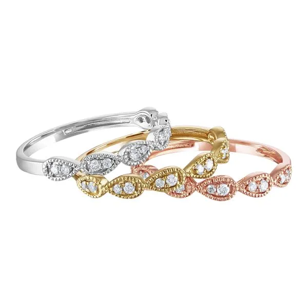 14K Diamond Stackable Ring Image 2 Kiefer Jewelers Lutz, FL