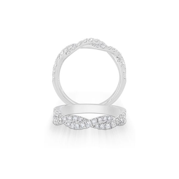 Diamond Woven Ring Image 2 Kiefer Jewelers Lutz, FL