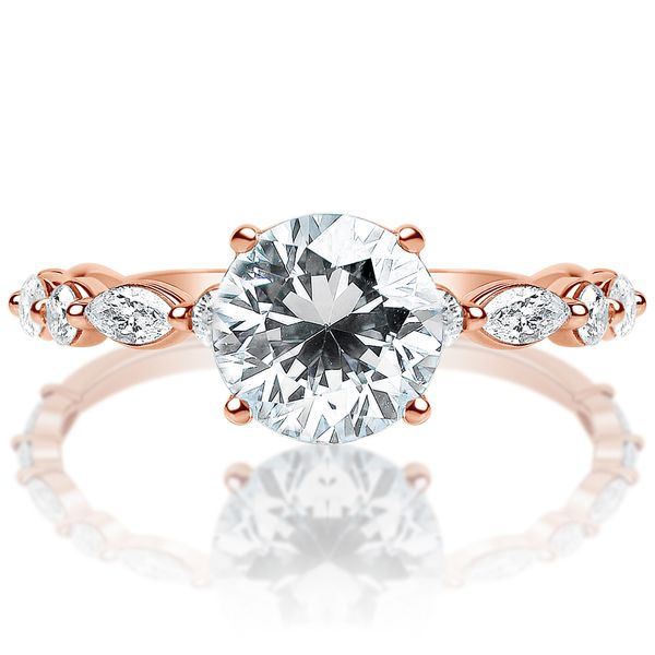 14K Diamond Engagement Ring Setting Image 3 Kiefer Jewelers Lutz, FL