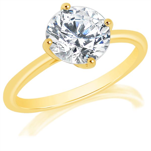 14K Round Engagement Ring Setting Kiefer Jewelers Lutz, FL