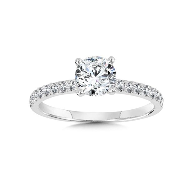 White Gold Diamond Semi-Mount Ring Kiefer Jewelers Lutz, FL