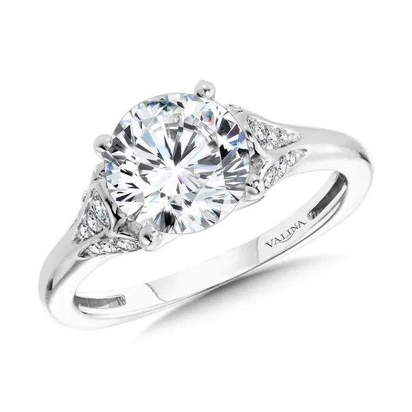 14K Tapered Diamond Engagement Ring Setting Kiefer Jewelers Lutz, FL