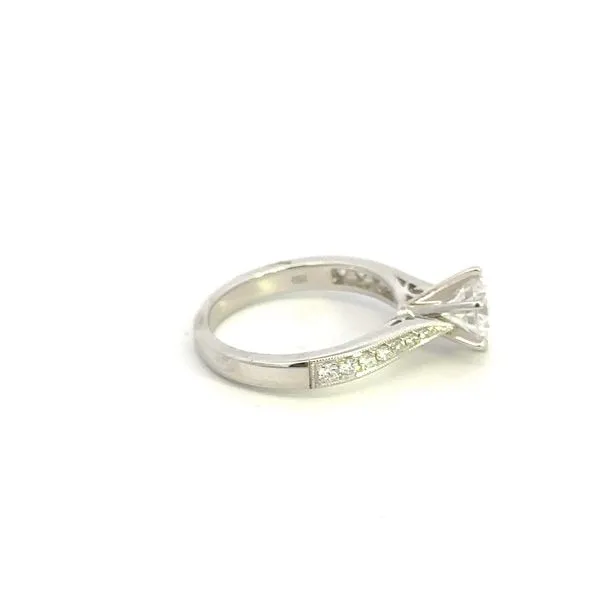 18K Diamond Engagement Ring Setting Image 4 Kiefer Jewelers Lutz, FL