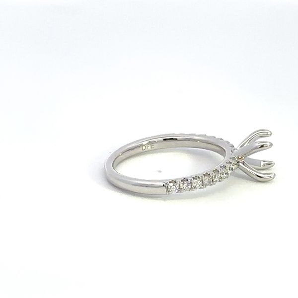14K .30CTW Diamond Engagement Ring Setting Image 3 Kiefer Jewelers Lutz, FL