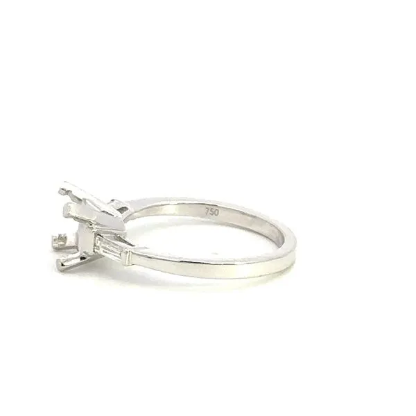 18K Diamond Engagement Ring Setting Image 3 Kiefer Jewelers Lutz, FL