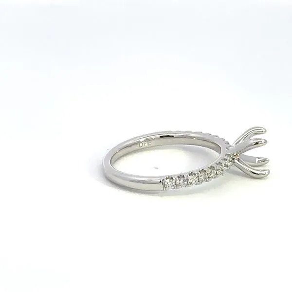 14K Diamond Engagement Ring Setting with 8MM Crown Image 3 Kiefer Jewelers Lutz, FL