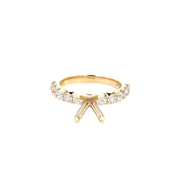 14K Diamond French Cut Engagement Ring Setting Kiefer Jewelers Lutz, FL