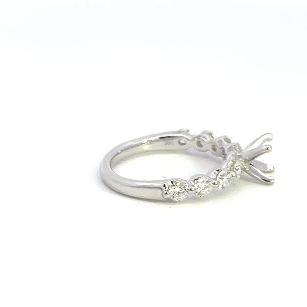 14K .90CTW Diamond Engagement Ring Setting Image 3 Kiefer Jewelers Lutz, FL