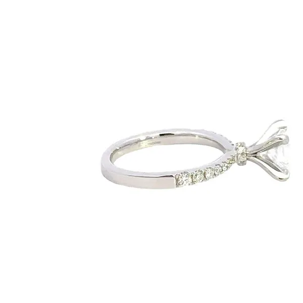 18KW Diamond Engagement Ring Setting Image 2 Kiefer Jewelers Lutz, FL
