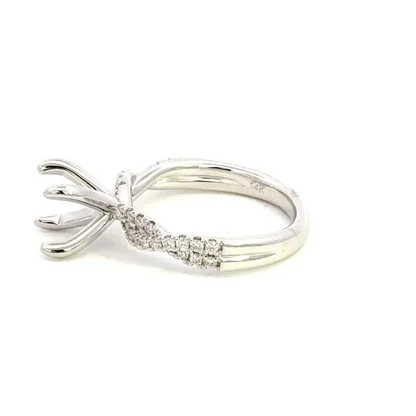 14K Diamond Engagement Ring Setting thumb image 3