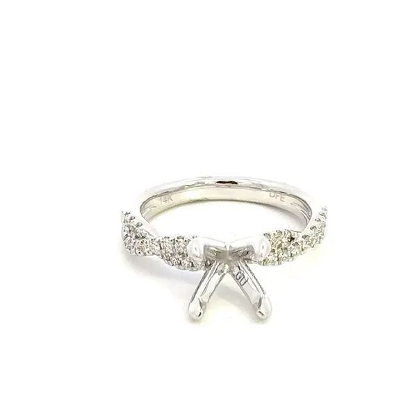 14K Diamond Engagement Ring Setting thumb image 1