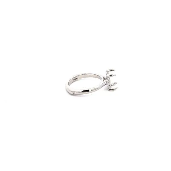 14K Hidden Halo Engagement Ring Setting Image 4 Kiefer Jewelers Lutz, FL