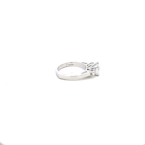 18KW .54CTW 3 Stone Diamond Engagement Ring Setting Image 3 Kiefer Jewelers Lutz, FL