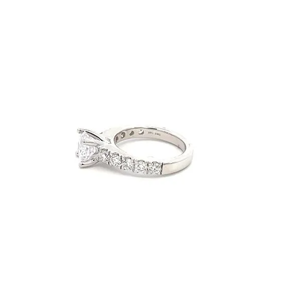 14KW 1CTW Diamond Engagement Ring Setting Image 4 Kiefer Jewelers Lutz, FL