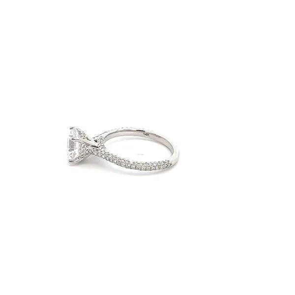 14K .55CTW Diamond Engagement Ring Setting Image 4 Kiefer Jewelers Lutz, FL