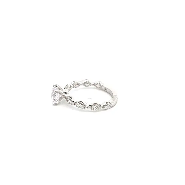 14K .70CTW Diamond Engagement Ring Setting Image 4 Kiefer Jewelers Lutz, FL