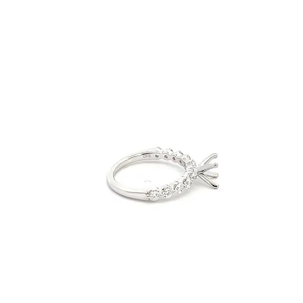 14K .70CTW Diamond Engagement Ring Setting Image 4 Kiefer Jewelers Lutz, FL