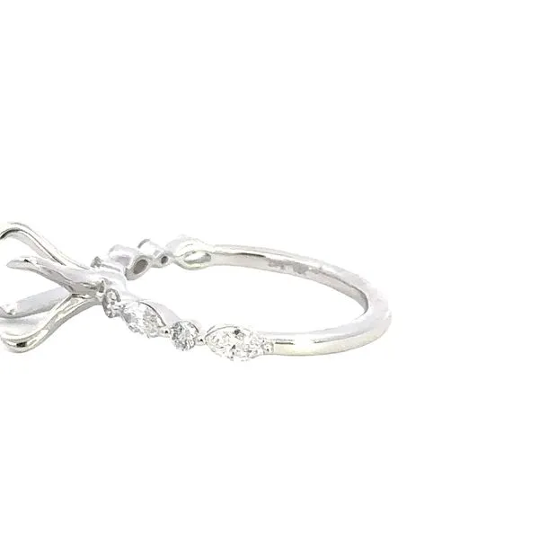 14K .60CTW Diamond Engagement Ring Setting Image 4 Kiefer Jewelers Lutz, FL