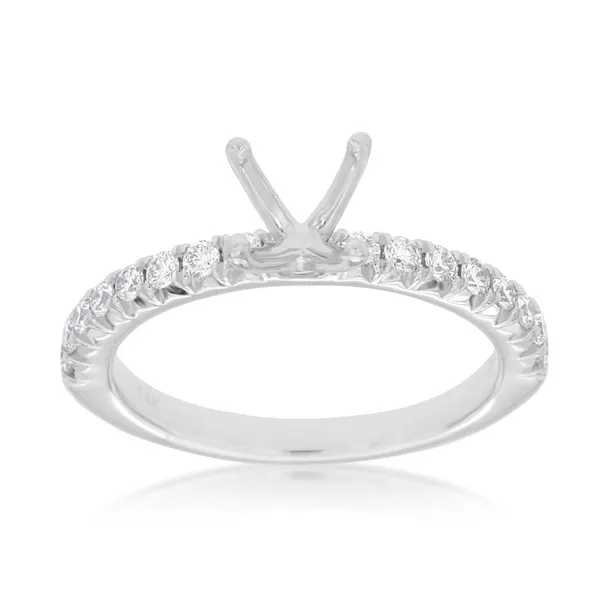 14KW .50CTW Diamond Engagement Semi-Mounting Kiefer Jewelers Lutz, FL