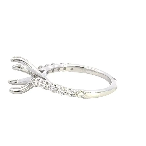 14KW .50CTW Diamond Engagement Semi-Mounting with Shared Prongs Image 4 Kiefer Jewelers Lutz, FL