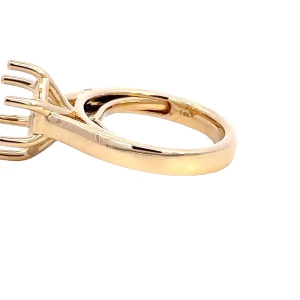 14K Expandable Solitaire Engagement Ring Setting Image 4 Kiefer Jewelers Lutz, FL