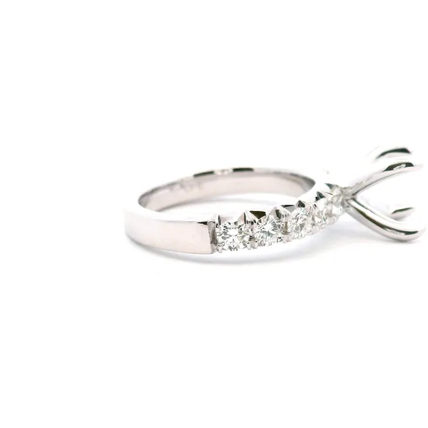 14KW 1CTW Diamond Semi-Mounting Engagement Ring Image 3 Kiefer Jewelers Lutz, FL