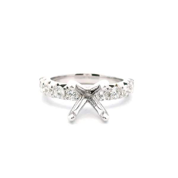 14KW 1CTW Diamond Semi-Mounting Engagement Ring Kiefer Jewelers Lutz, FL