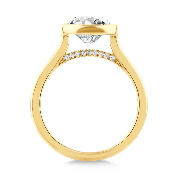 14KY Diamond Bezel Semi-Mount by Valina Image 2 Kiefer Jewelers Lutz, FL